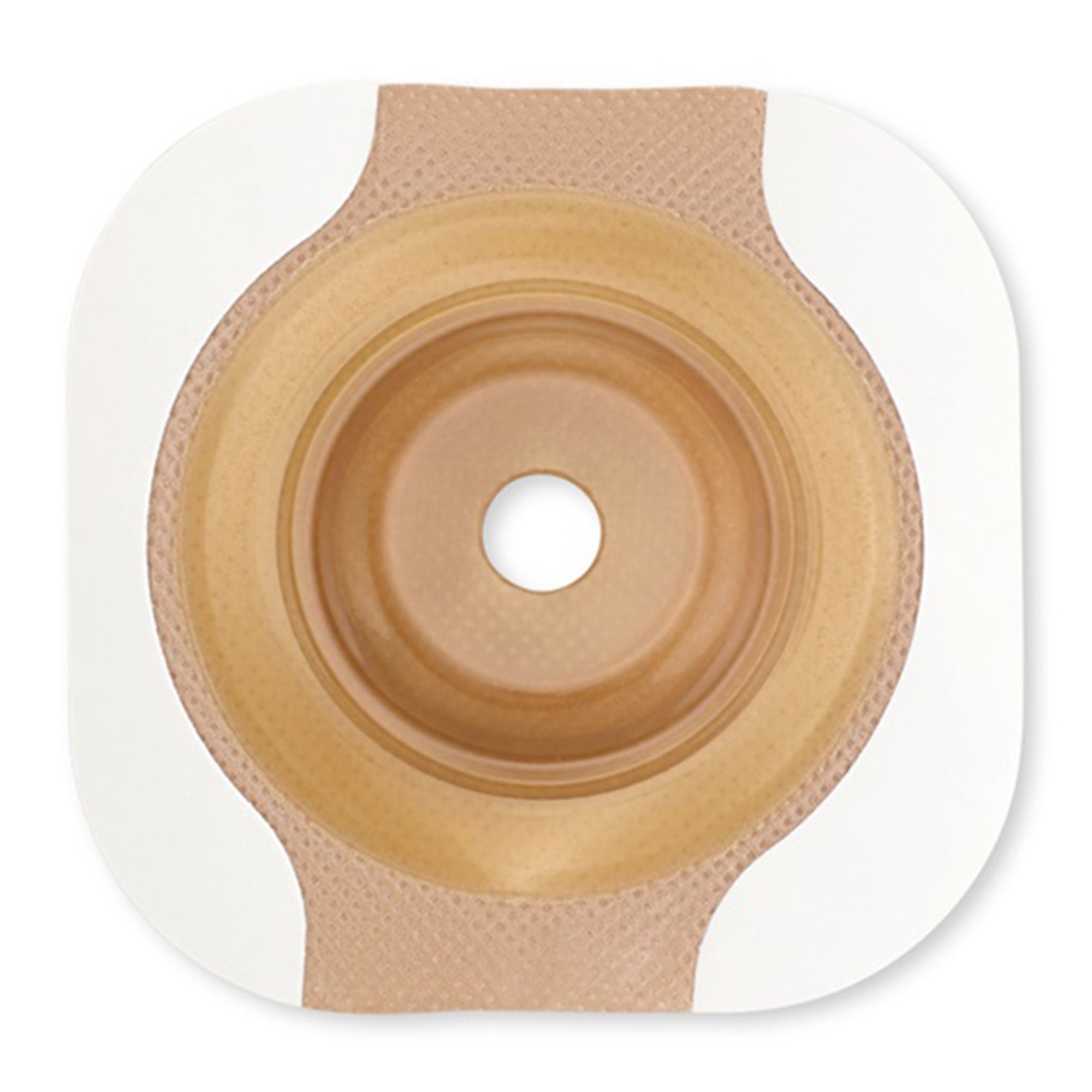 Ostomy Barrier New Image CeraPlus Precut, Extended Wear Adhesive Tape Borders 44 mm Flange Green Code System 7/8 Inch Opening | 5/Box