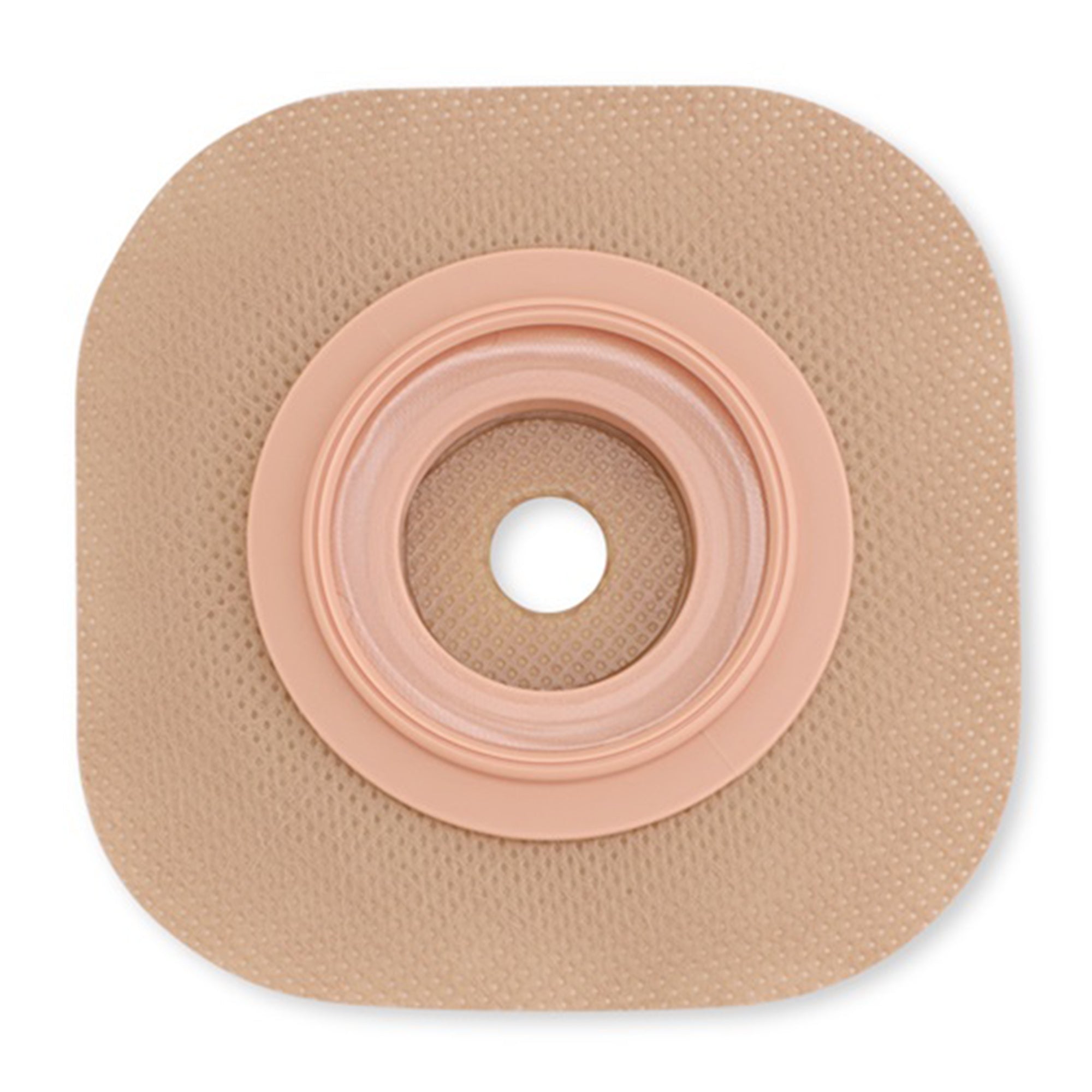 Ostomy Barrier New Image CeraPlus Precut, Extended Wear Adhesive Tape Borders 44 mm Flange Green Code System 7/8 Inch Opening | 5/Box