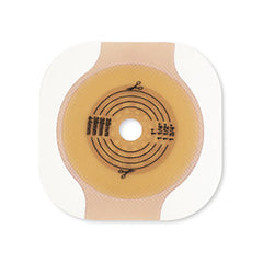 Ostomy Barrier New Image CeraPlus Trim to Fit, Extended Wear Adhesive Tape Borders 57 mm Flange Red Code System Up to 1-3/4 Inch Opening | 5/Box
