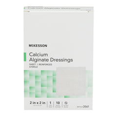 mckesson alginate dressing 2 x 2 inch mckesson alginate dressing mk883263bx