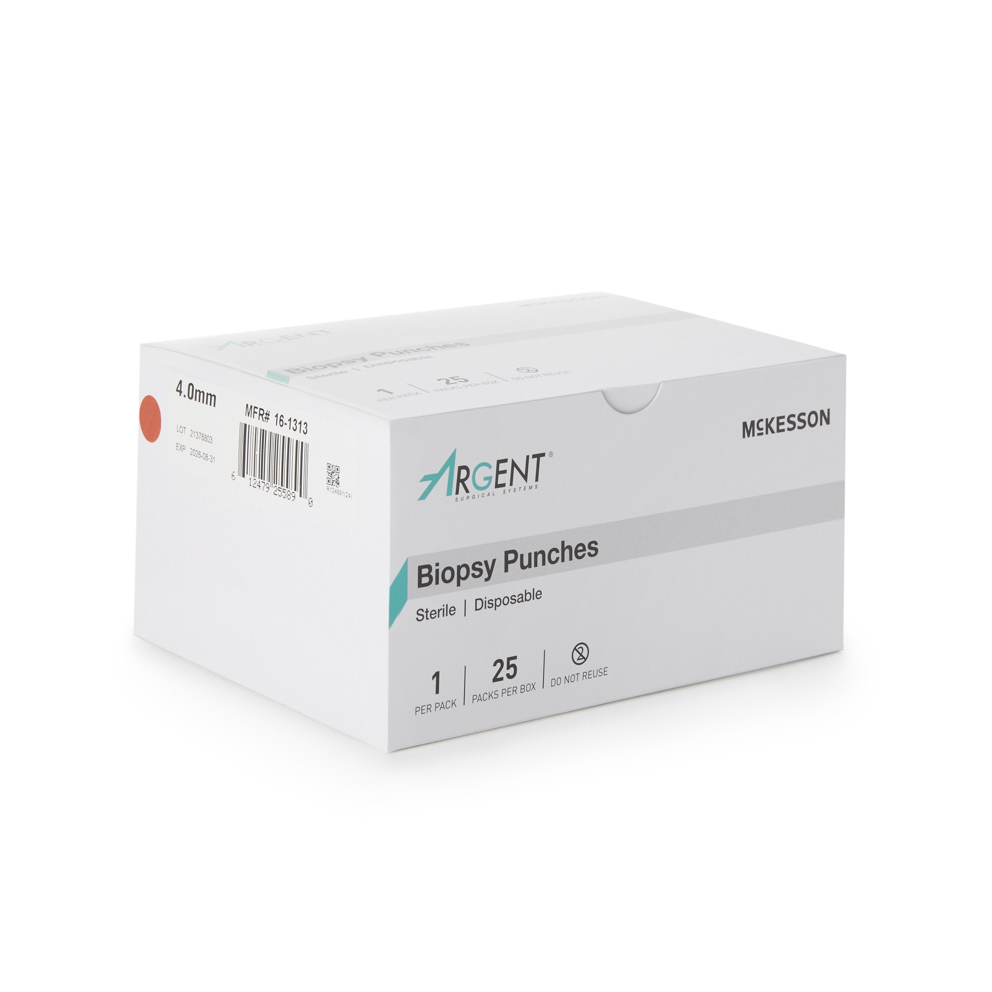 mckesson argent disposable biopsy punches 4 0 mm mckesson argent biopsy punch mk1175174bx