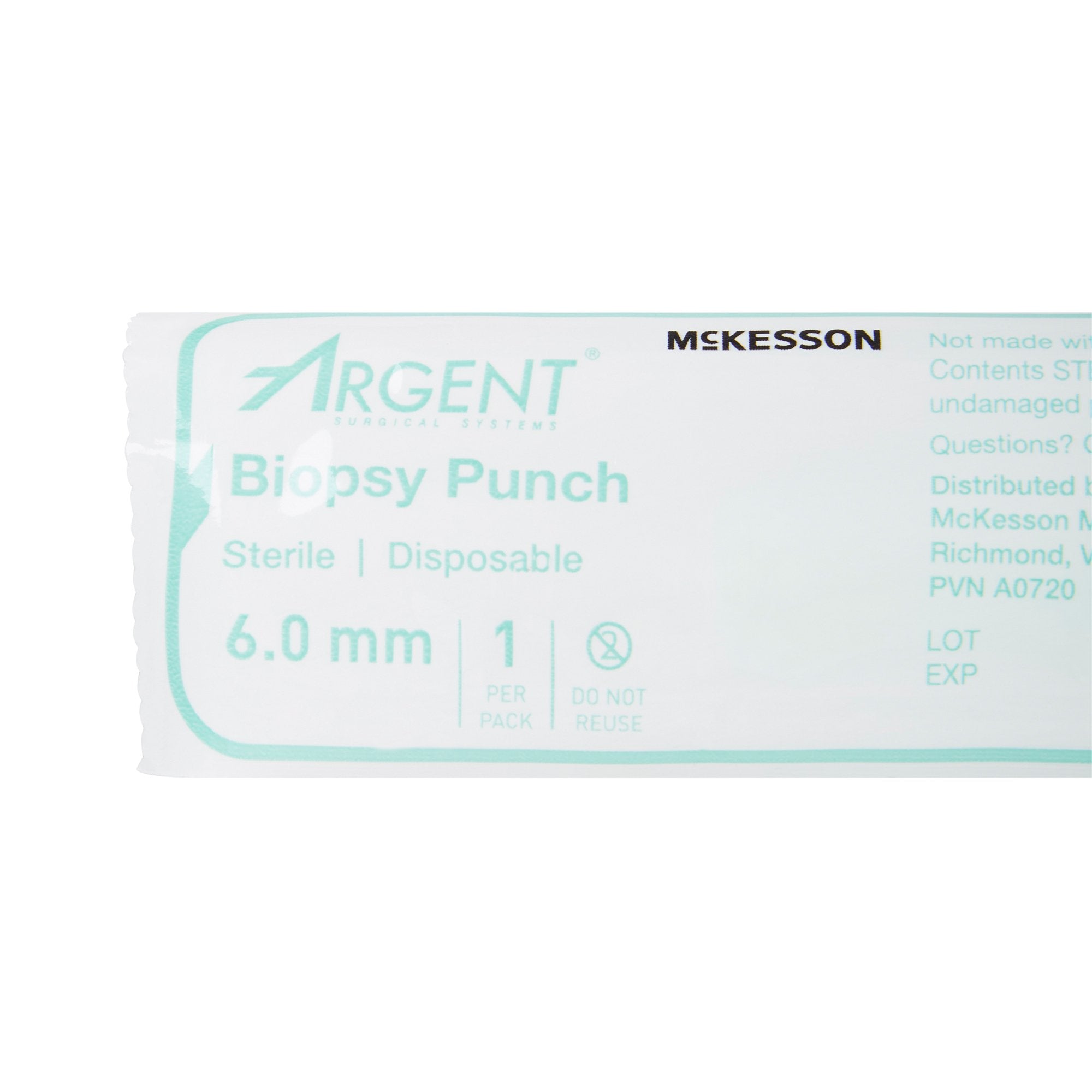 mckesson argent disposable biopsy punches 6 0 mm mckesson argent biopsy punch mk1175177bx