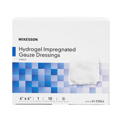 mckesson hydrogel gauze dressing 4 x 4 inch mckesson hydrogel wound dressing mk488936bx