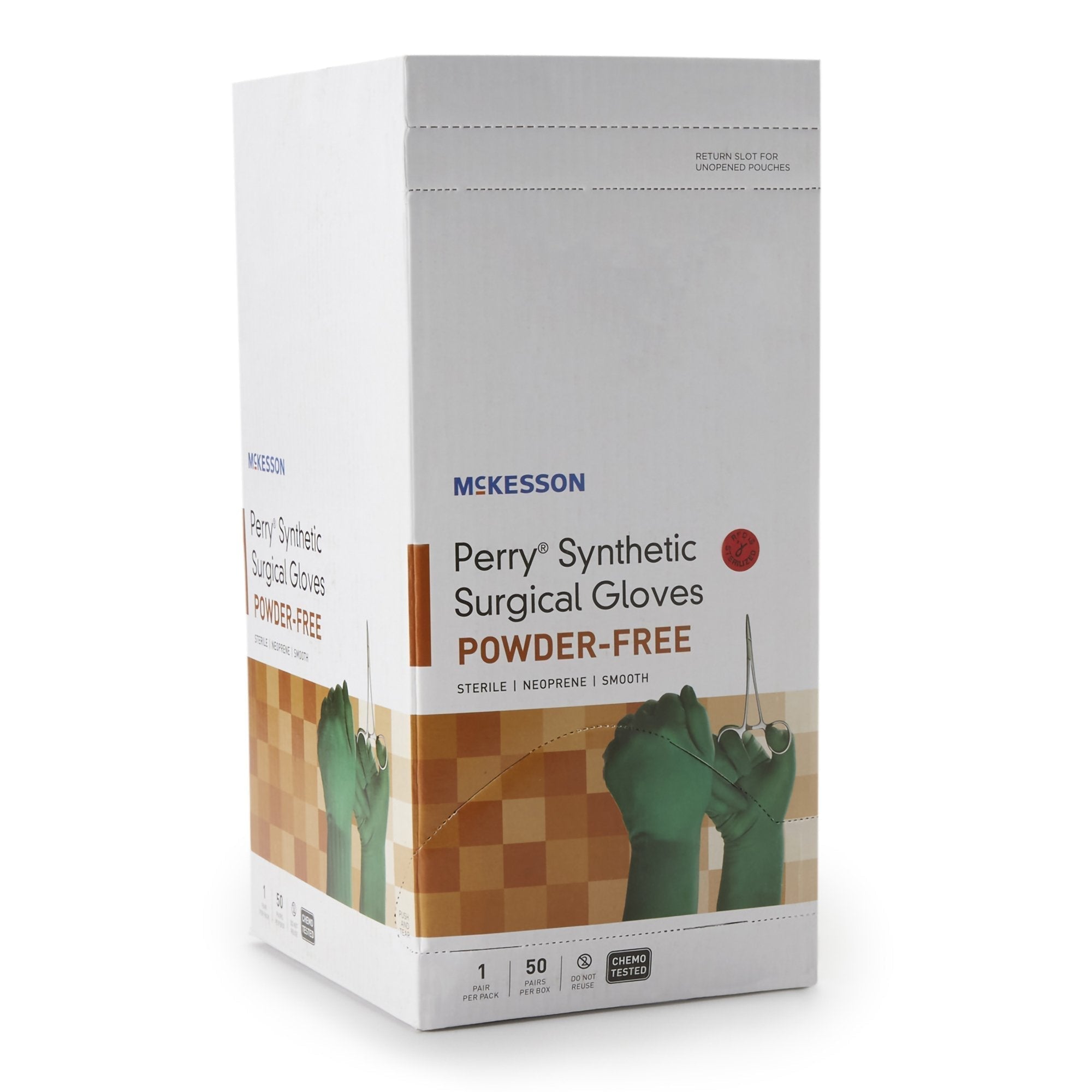 mckesson perry performance plus polychloroprene surgical glove size 7 green mckesson perry performance plus surgical glove mk1044738bx