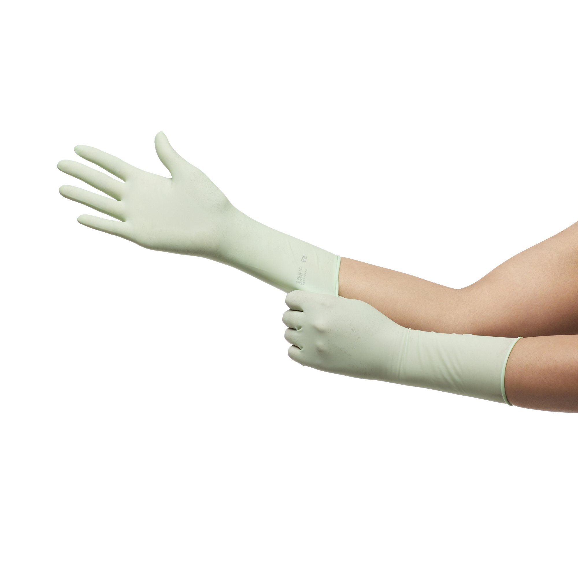 mckesson perry performance plus polyisoprene surgical glove size 5 5 green mckesson perry performance plus surgical glove mk1044719bx