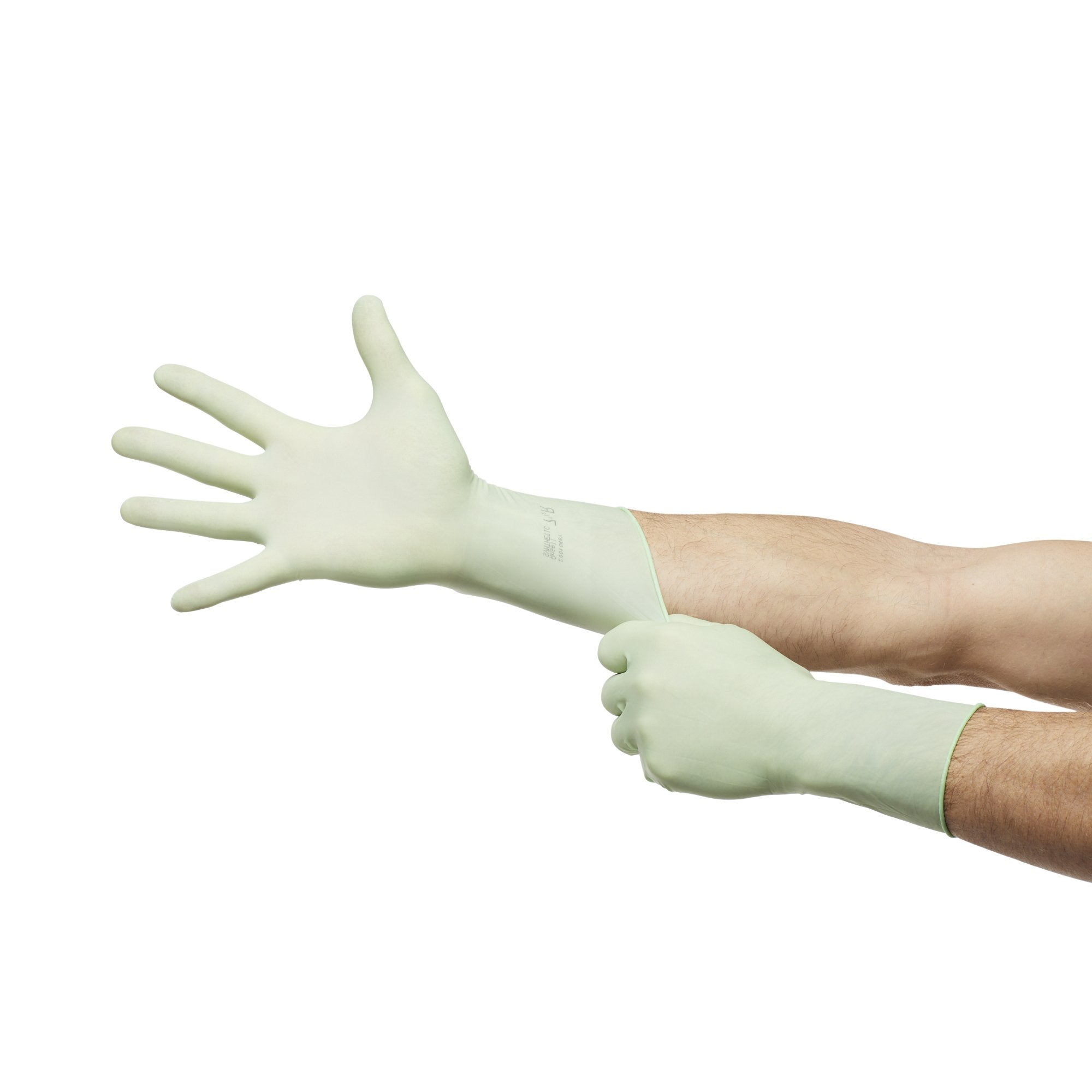 mckesson perry performance plus polyisoprene surgical glove size 5 5 green mckesson perry performance plus surgical glove mk1044719bx
