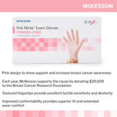 mckesson pink nitrile nitrile exam glove extra large pink mckesson pink nitrile exam glove mk1065404bx
