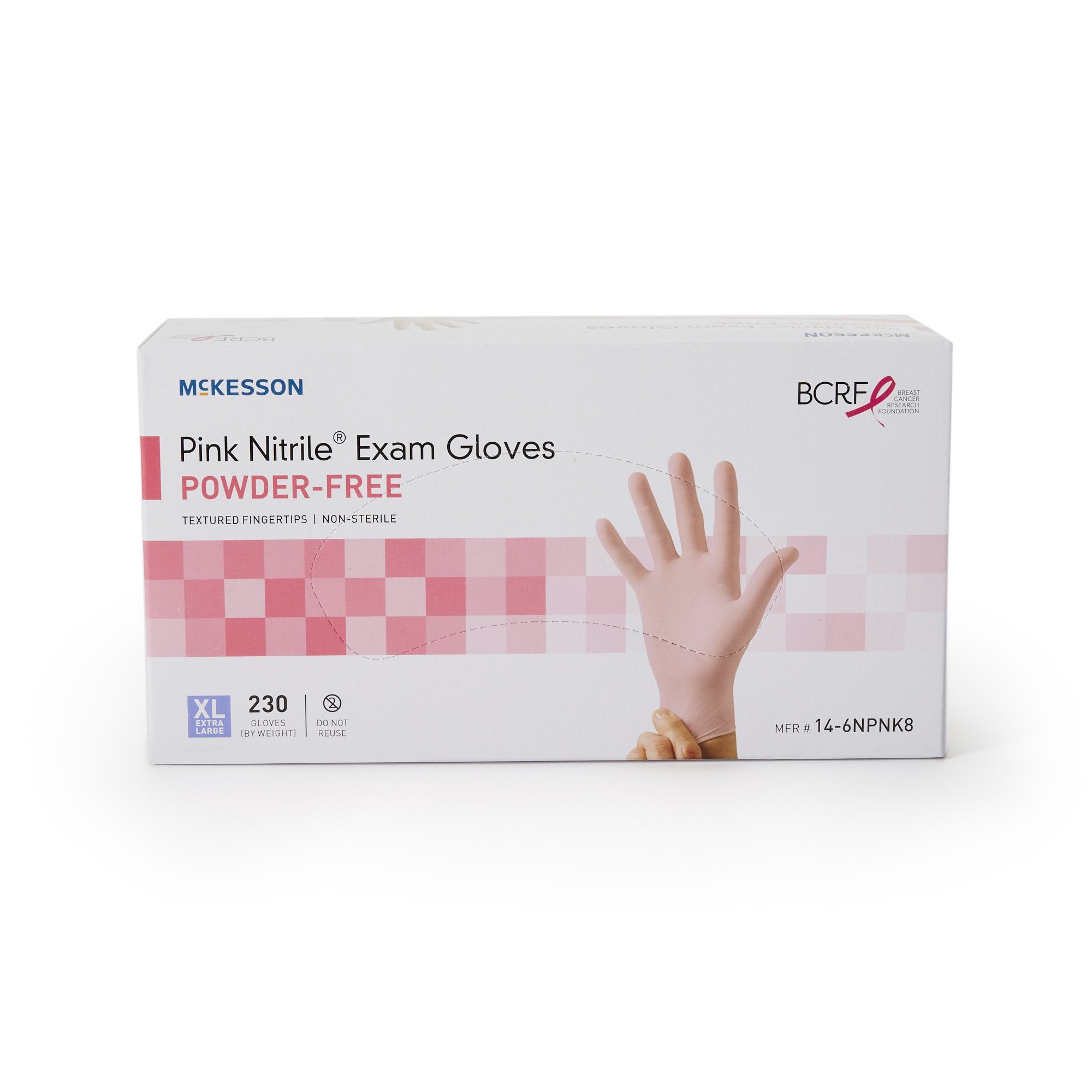 mckesson pink nitrile nitrile exam glove extra large pink mckesson pink nitrile exam glove mk1065404bx
