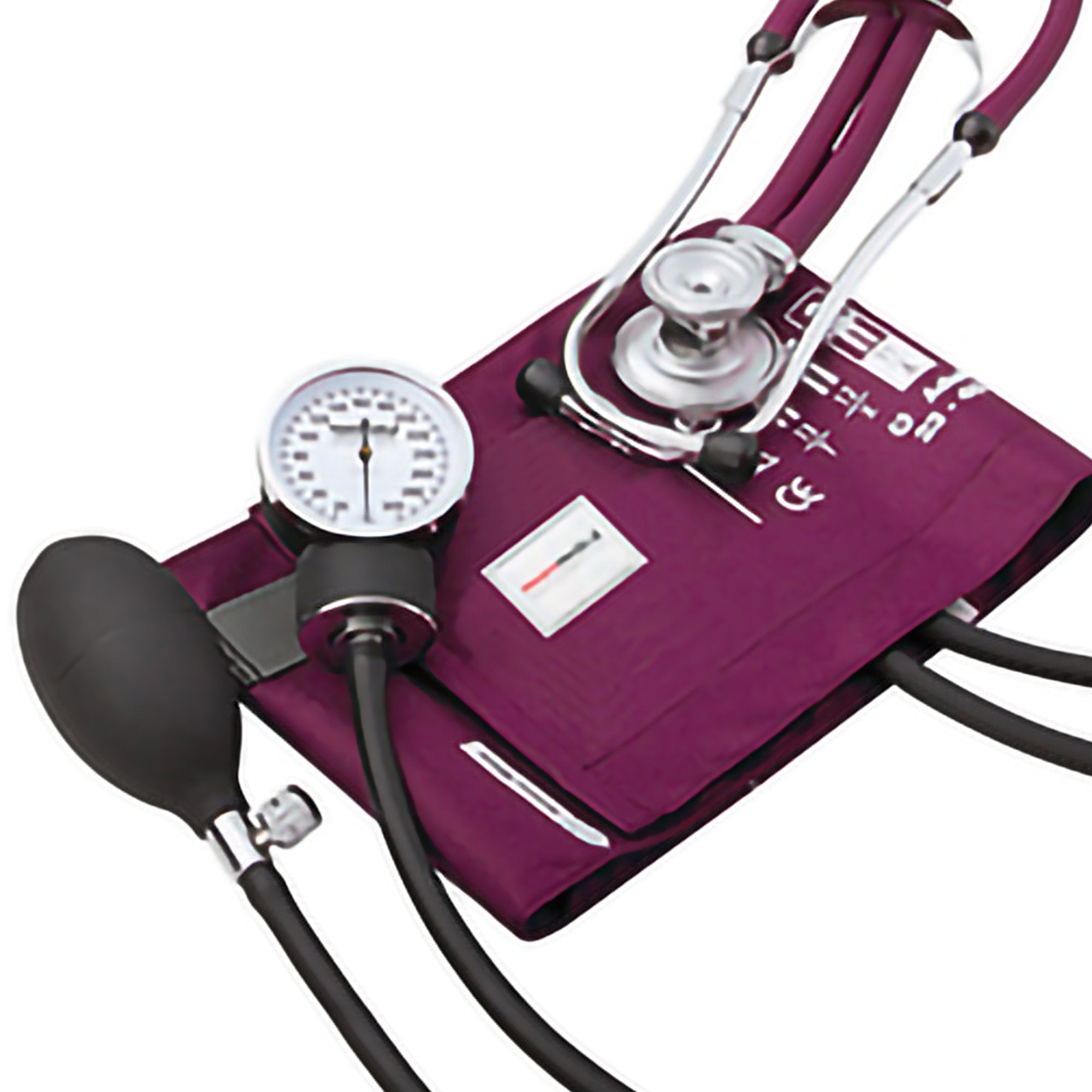 Reusable Aneroid / Stethoscope Set McKesson Brand 23 to 33 cm Adult Cuff Dual Head Sprague Stethoscope Pocket Aneroid