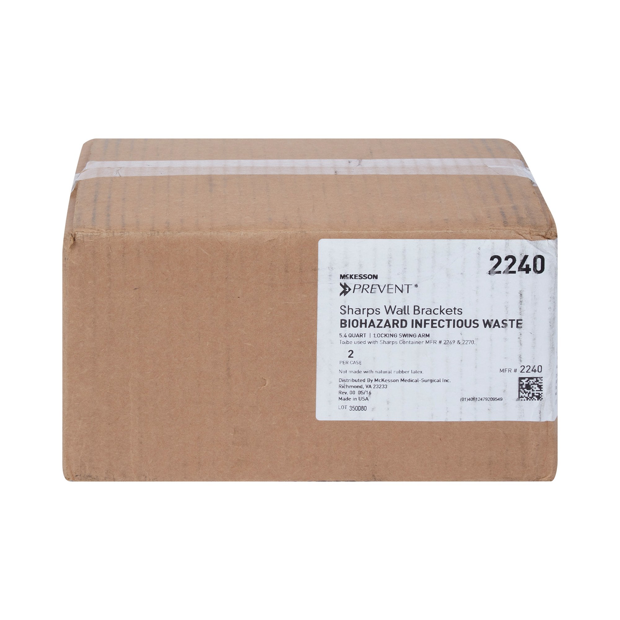 mckesson prevent sharps collector bracket mckesson prevent sharps container bracket mk1011864ea