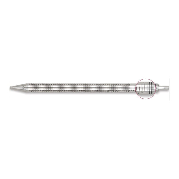 McKesson Serological Pipette 50 mL 0.5 mL Graduation Increments / 9 mL Negative Graduations Sterile