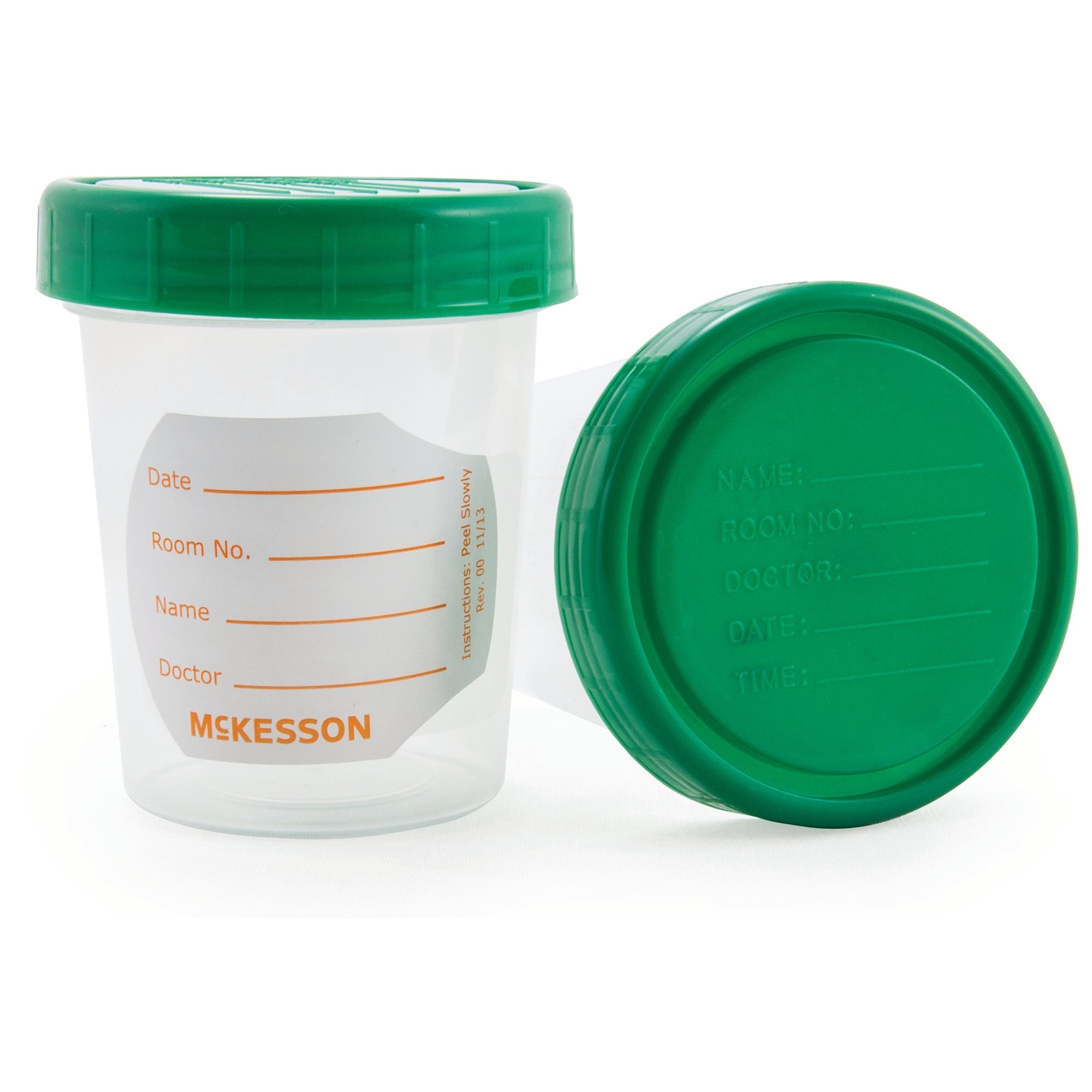 Specimen Container McKesson 120 mL (4 oz.) Screw Cap NonSterile