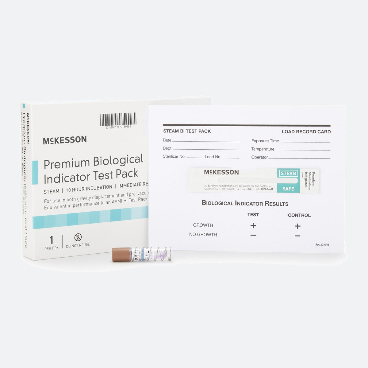 McKesson Sterilization Biological Indicator Pack Steam