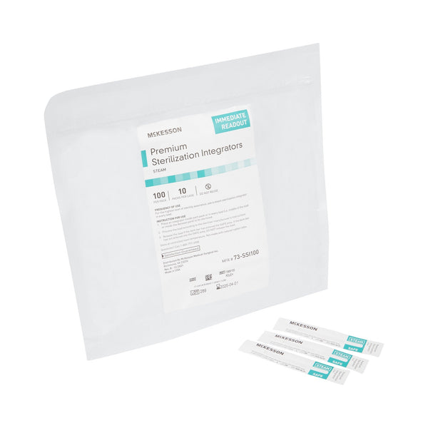McKesson Sterilization Chemical Integrator Strip Steam 4 Inch Length