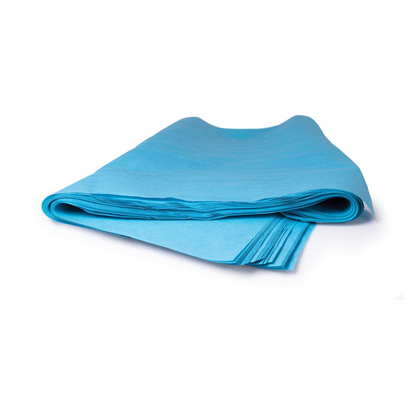McKesson Sterilization Wrap Blue 30 X 30 Inch Single Layer Cellulose Steam / EO Gas