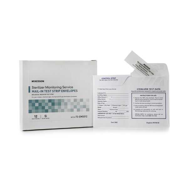 McKesson Sterilizer Monitoring Mail In Service Steam / EO Gas / Dry Heat / Chemical Vapor