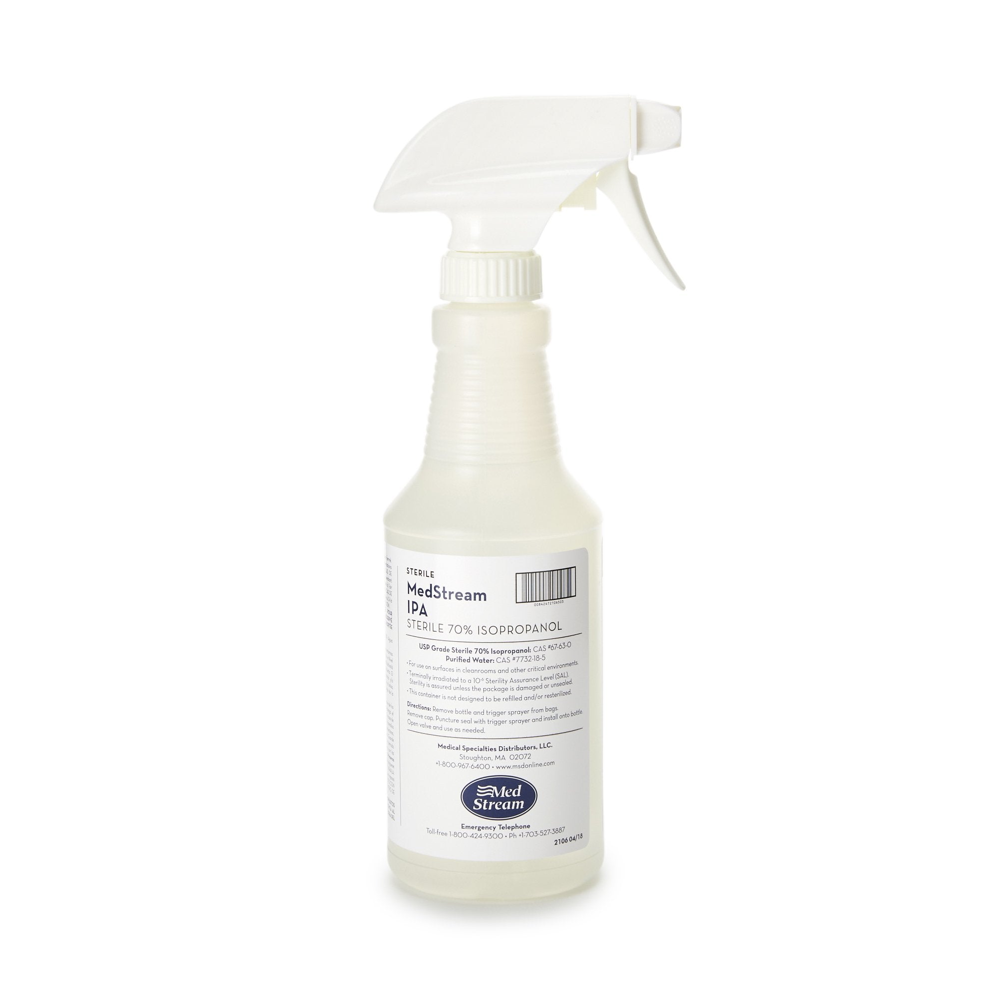 McKesson Surface Disinfectant Cleaner Alcohol Based Trigger Spray Liquid 16 oz. Bottle Alcohol Scent Sterile
