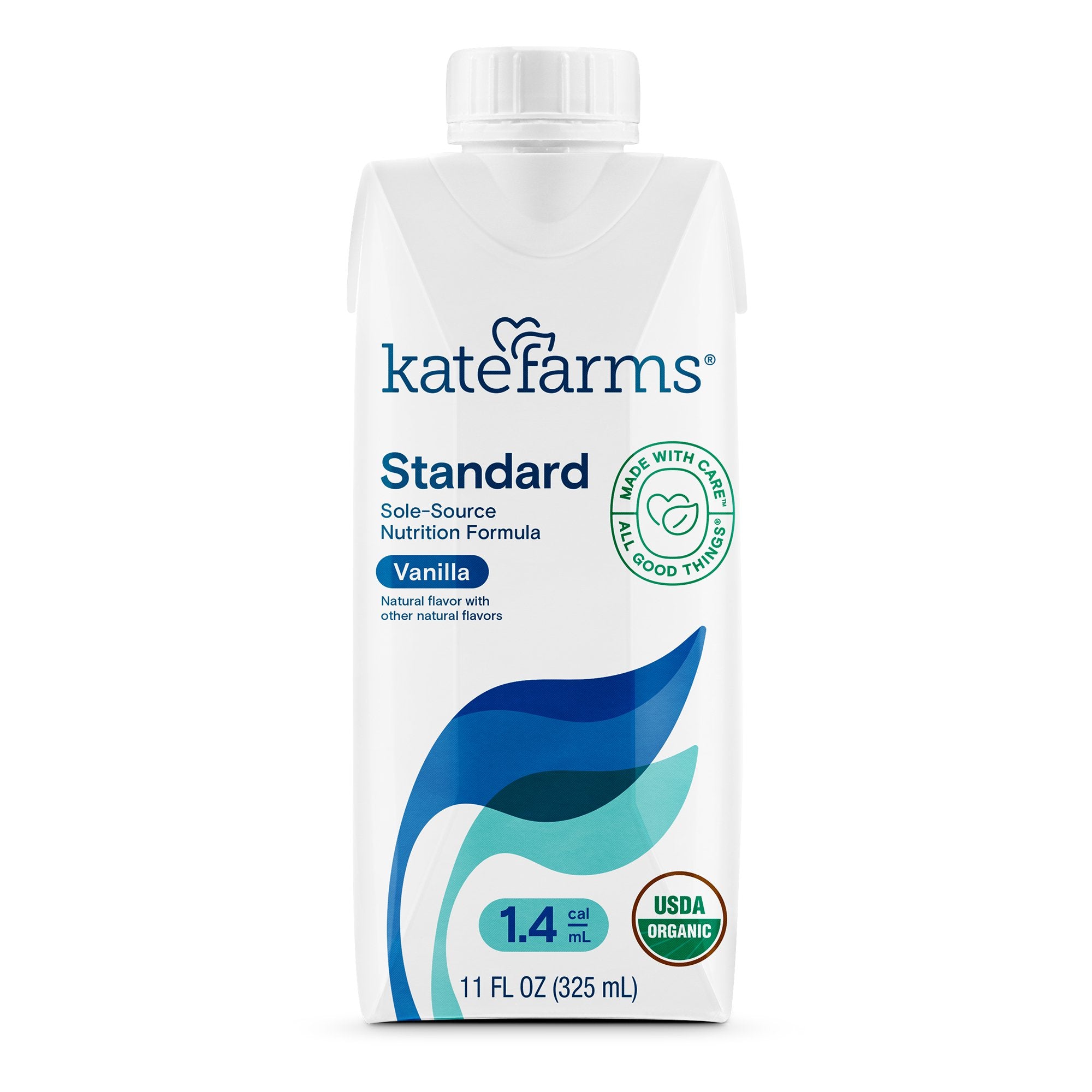 Oral Supplement Kate Farms Standard 1.4 Vanilla Flavor Liquid 11 oz. Carton, Packaging Type- Case