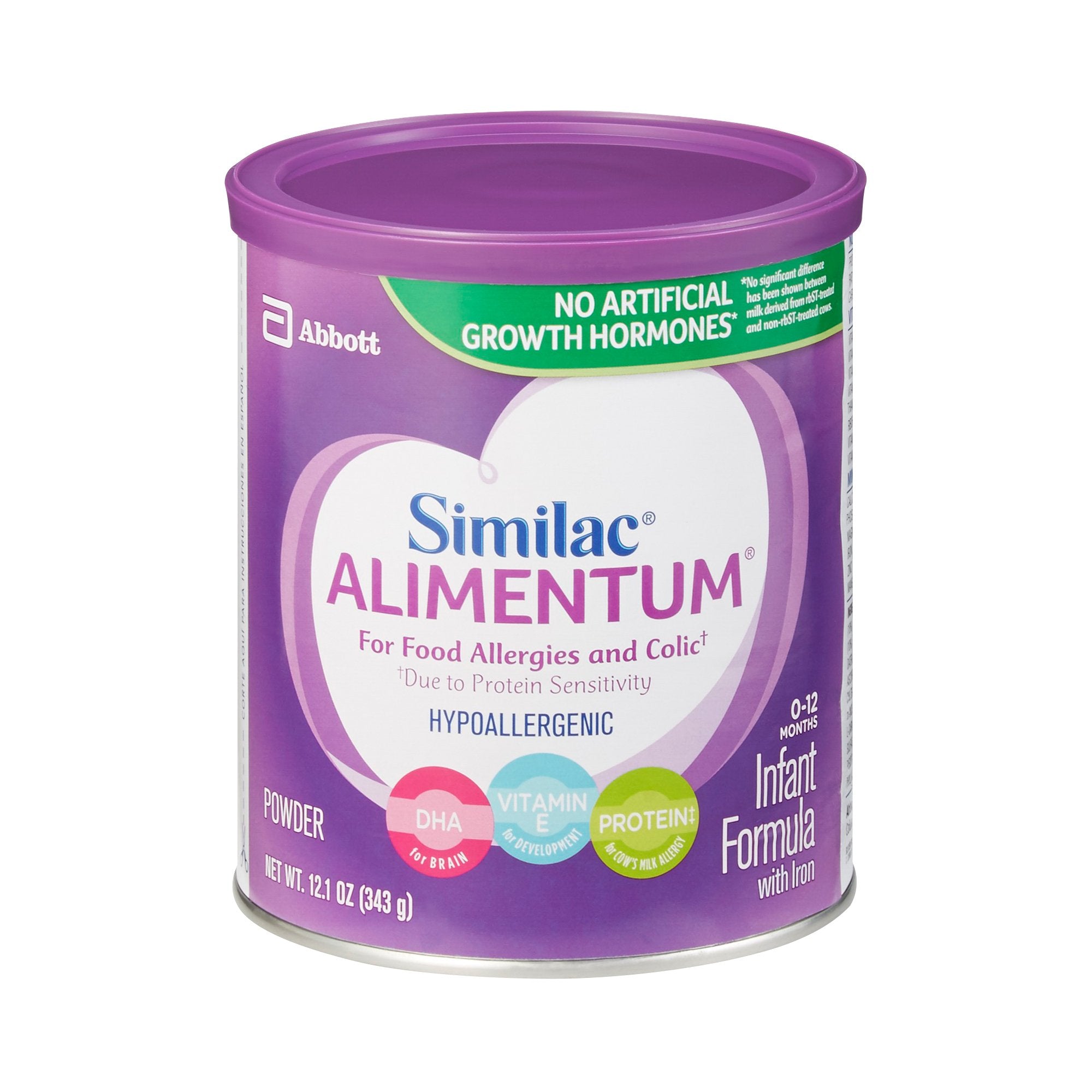 Infant Formula Similac® Alimentum® Unflavored 12.1 oz. Can Powder Food Allergies, Packaging Type- Each