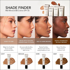 mdsolarsciences md mineral bb creme spf 50 light mdsolarsciences md mineral bb creme makeup with sunscreen mk1230946ea