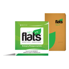 Pharmaceutical Disposal System MedFlats 9 X 6 X 3.5 Inch