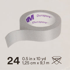 medical tape 3m durapore white 1 2 inch x 10 yard silk like cloth nonsterile packaging type box