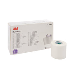 Medical Tape 3M Durapore White 2 Inch X 10 Yard Silk Like Cloth NonSterile