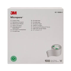 medical tape 3m micropore white 1 inch x 1 1 2 yard paper nonsterile packaging type case