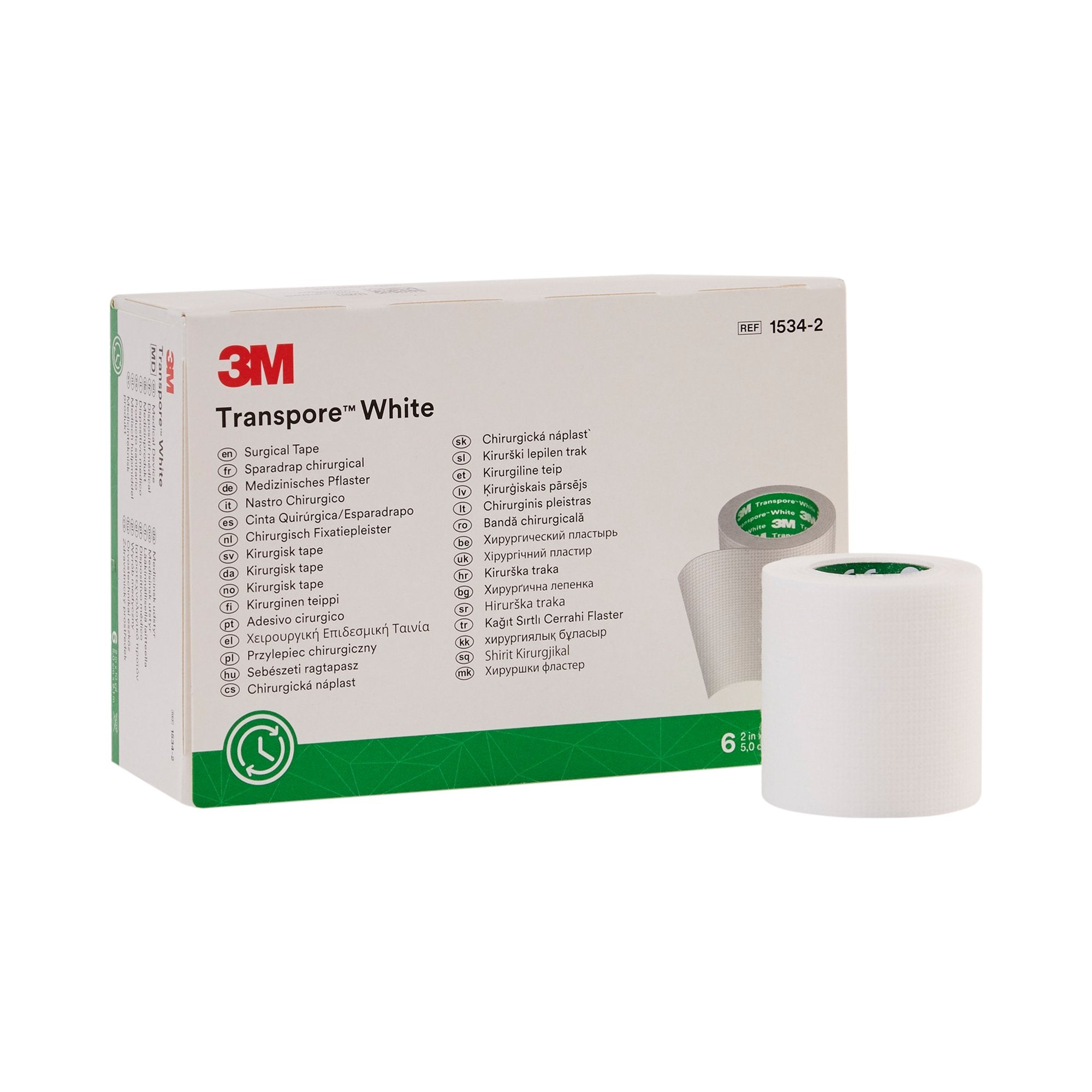 Medical Tape 3M Transpore White White 2 Inch X 10 Yard Plastic NonSterile