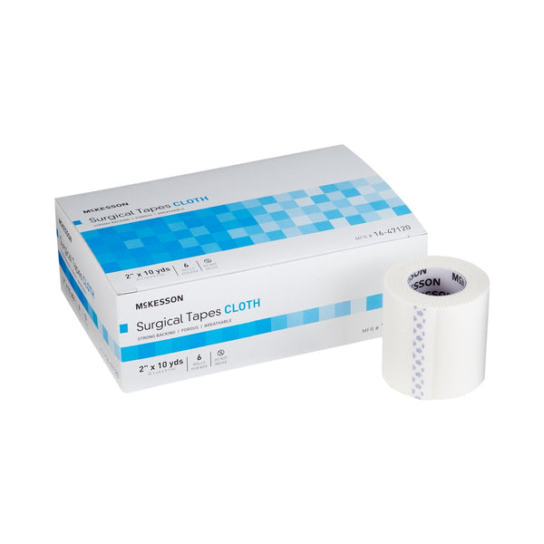 Medical Tape McKesson White 2 Inch X 10 Yard Silk Like Cloth NonSterile