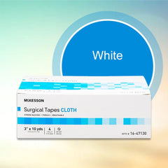 medical tape mckesson white 3 inch x 10 yard silk like cloth nonsterile packaging type box