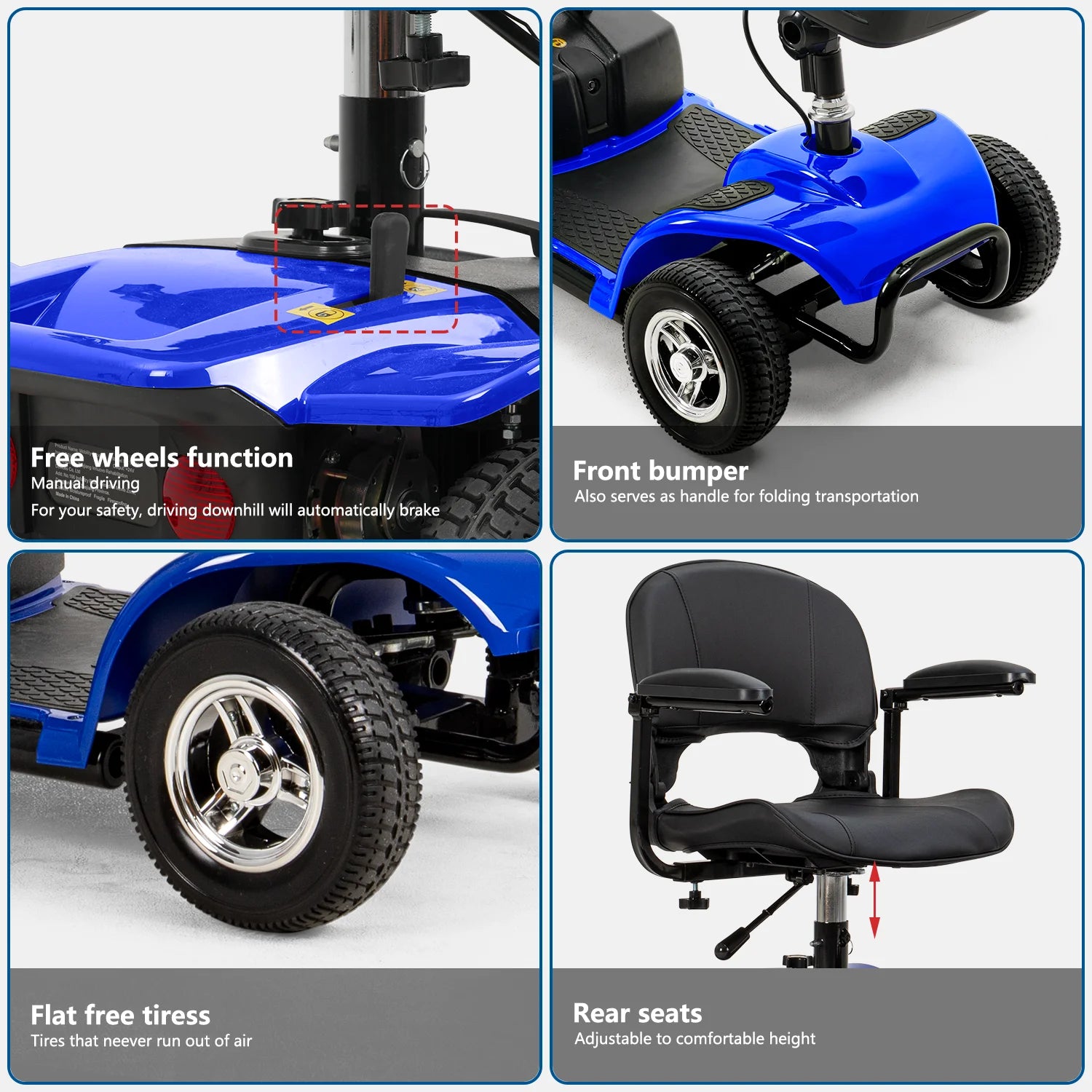 medical scooter for foot injury