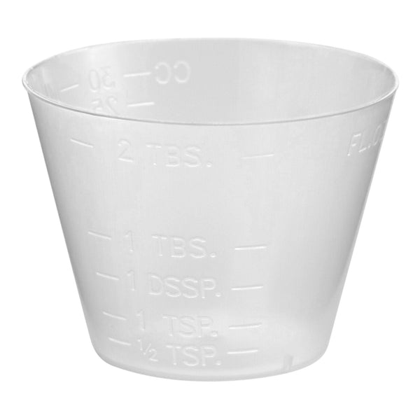 Medicine Cup McKesson 1 oz. Translucent Plastic Disposable NonSterile