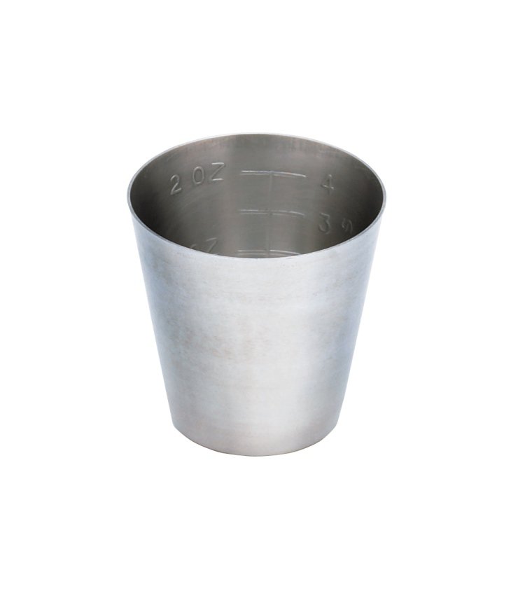 Medicine Cup Miltex 2 oz. Silver Stainless Steel Reusable NonSterile