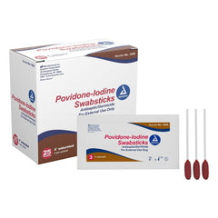 medline povidone iodine swabsticks 0 impregnated swabstick mk370602bx