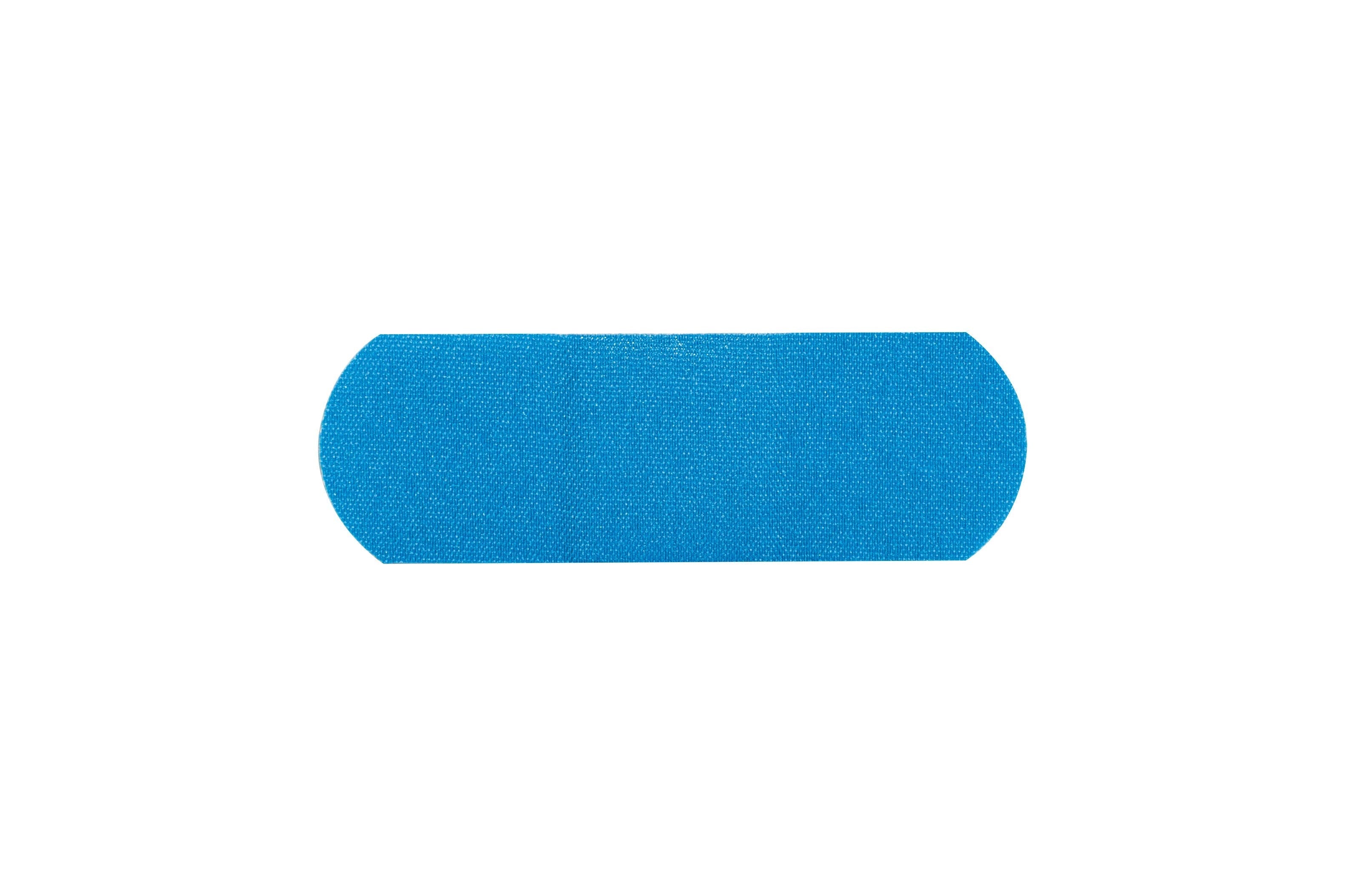 Metal Detectable Adhesive Strip American White Cross 1 X 3 Inch Fabric Rectangle Blue Sterile