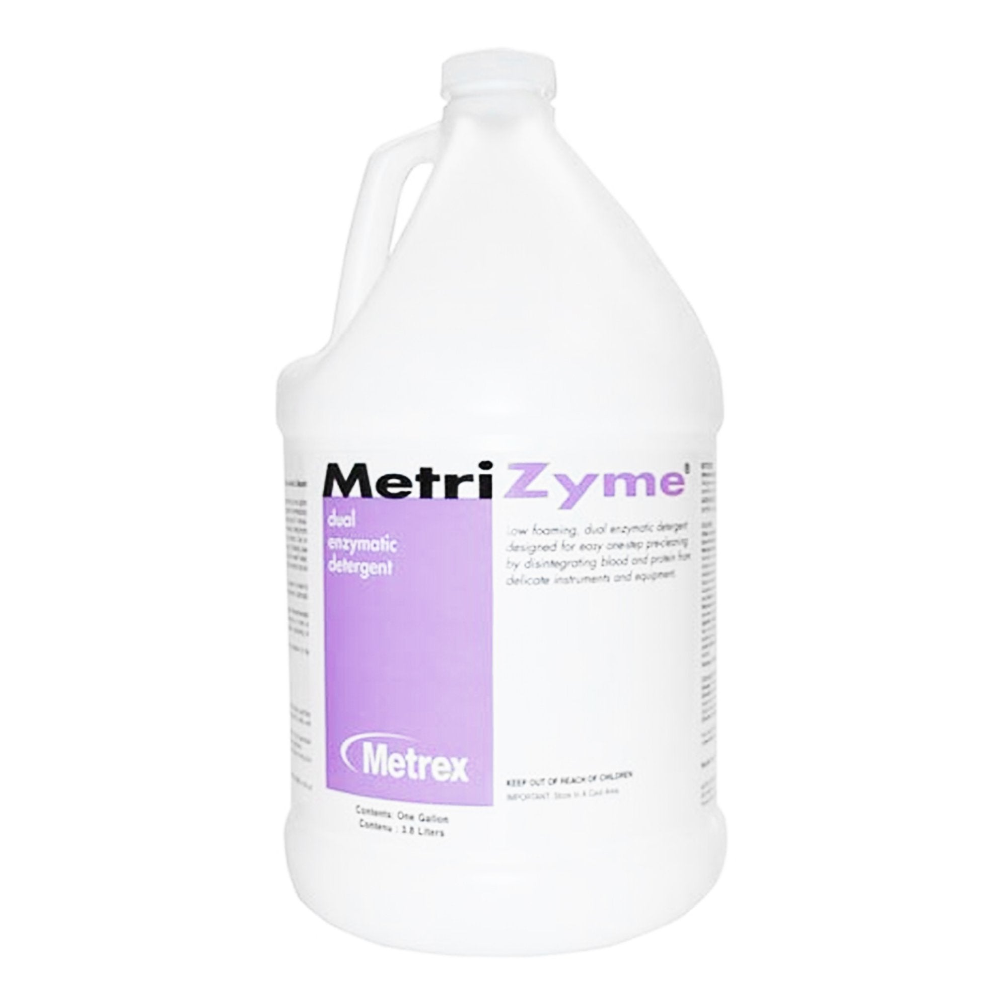 Dual Enzymatic Instrument Detergent MetriZyme Liquid RTU 1 gal. Jug Mint Scent