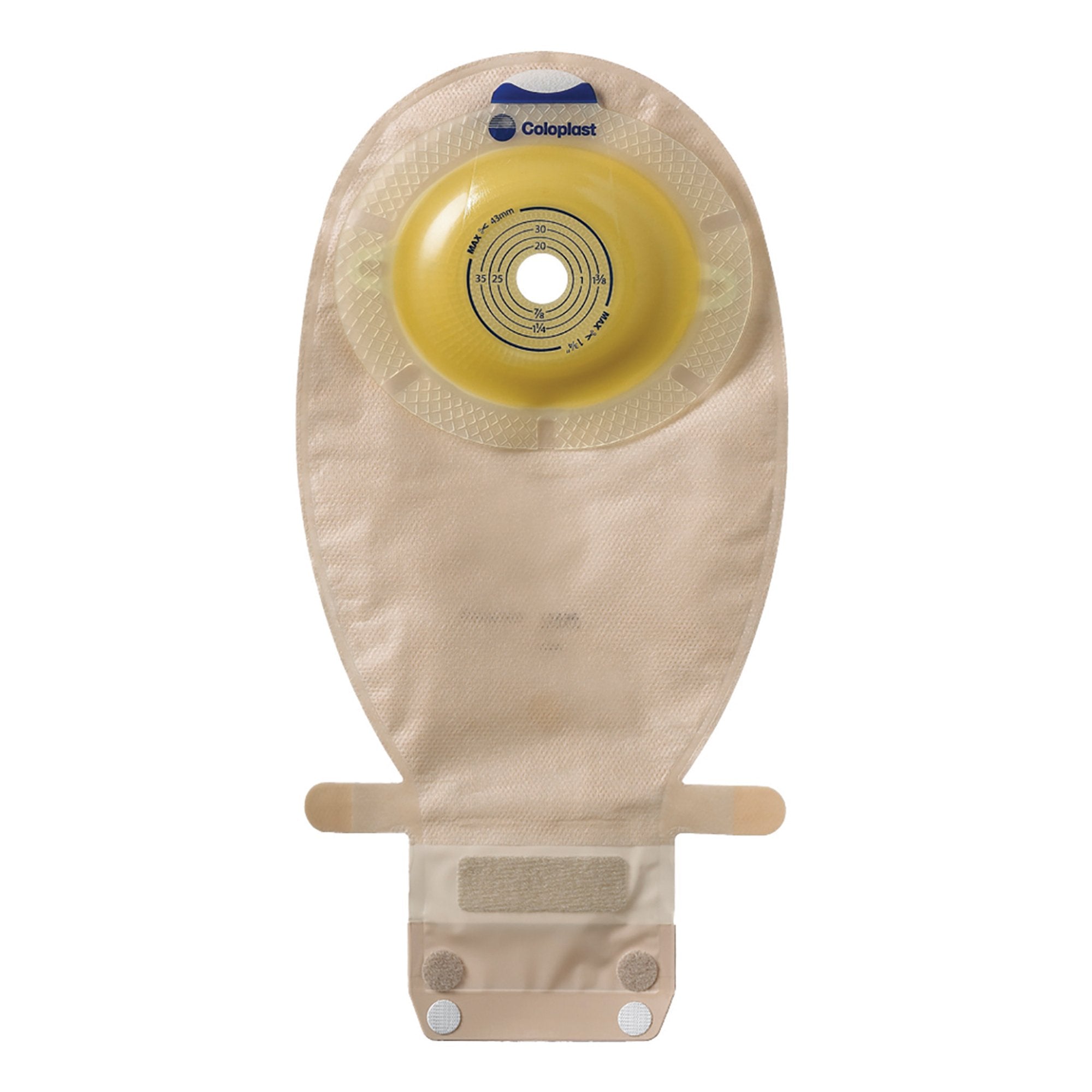 Ostomy Pouch SenSura® One-Piece System 11-1/2 Inch Length, Maxi Convex Light, Trim to Fit 3/4 to 1-3/4 Inch Stoma Drainable