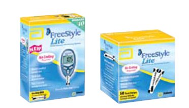 Blood Glucose Control Solution FreeStyle Lite® 2 X 4 mL Normal Level