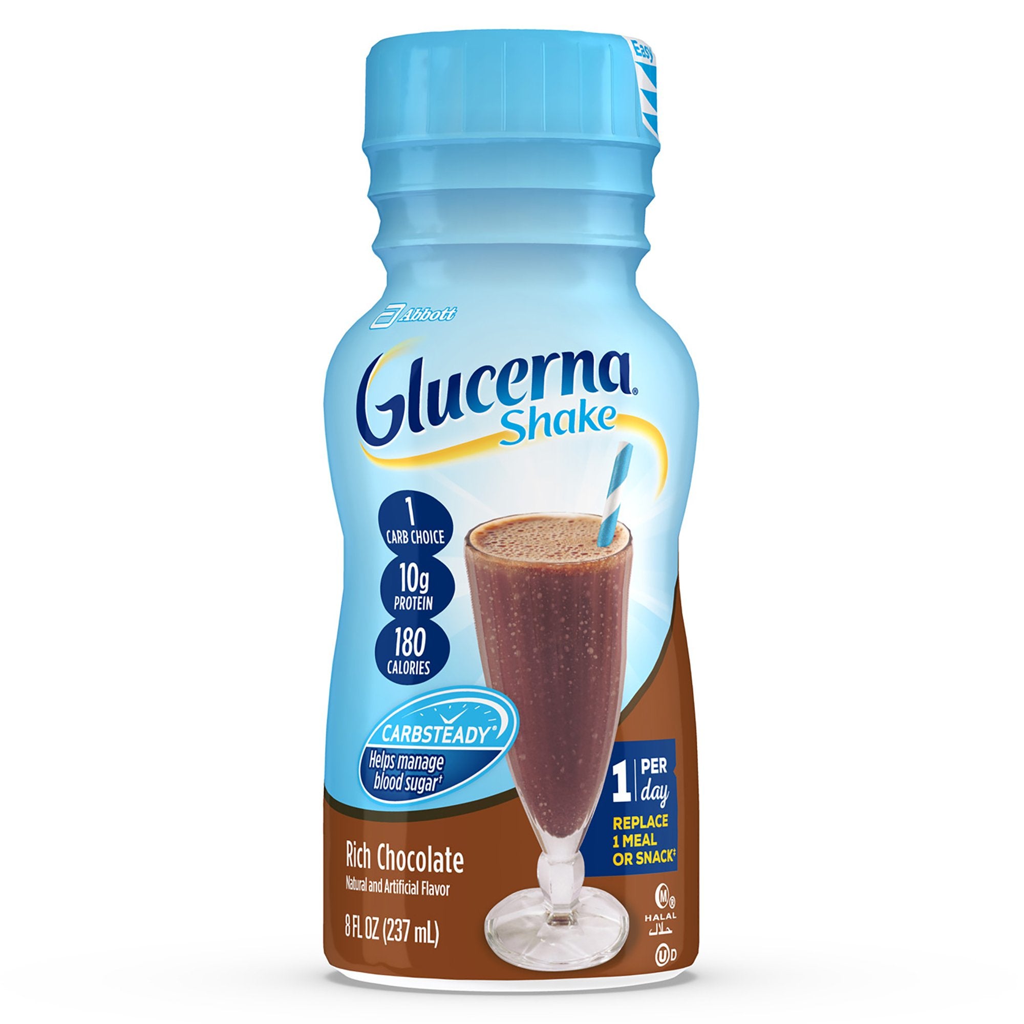 Oral Supplement Glucerna® Original Shake Rich Chocolate Flavor Liquid 8 oz. Bottle