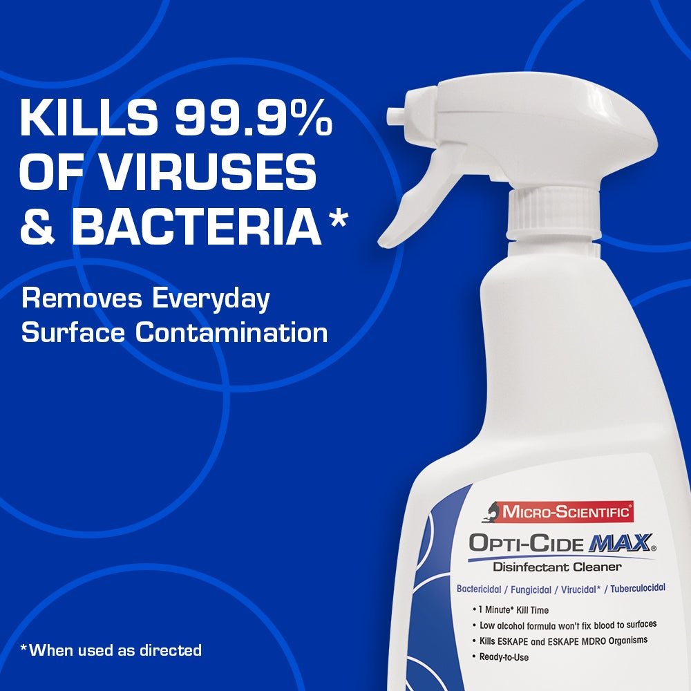Opti-Cide Max Surface Disinfectant Cleaner Alcohol Based Trigger Spray Liquid 24 oz. Bottle Alcohol Scent NonSterile,Packaging Type- Each