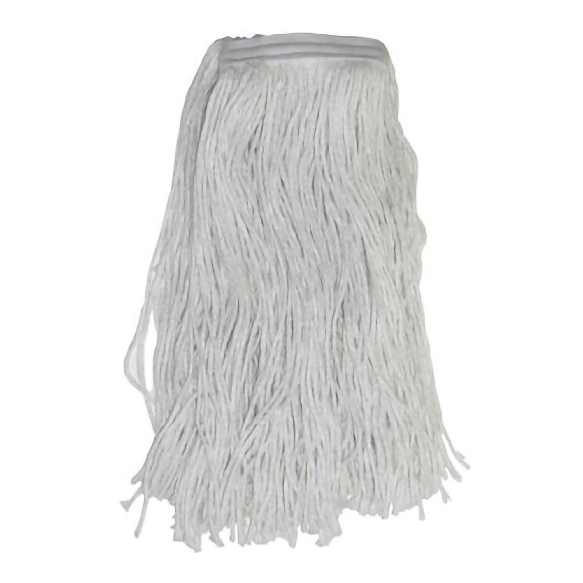 Wet String Mop Head Cut end Size 16 White Rayon Disposable