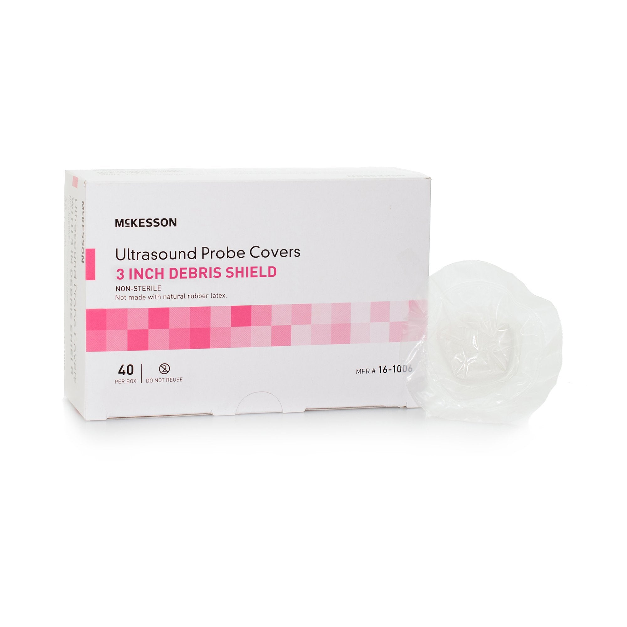 Ultrasound Probe Cover with Debris Shield McKesson 1 X 8 Inch Non Latex NonSterile Rolled