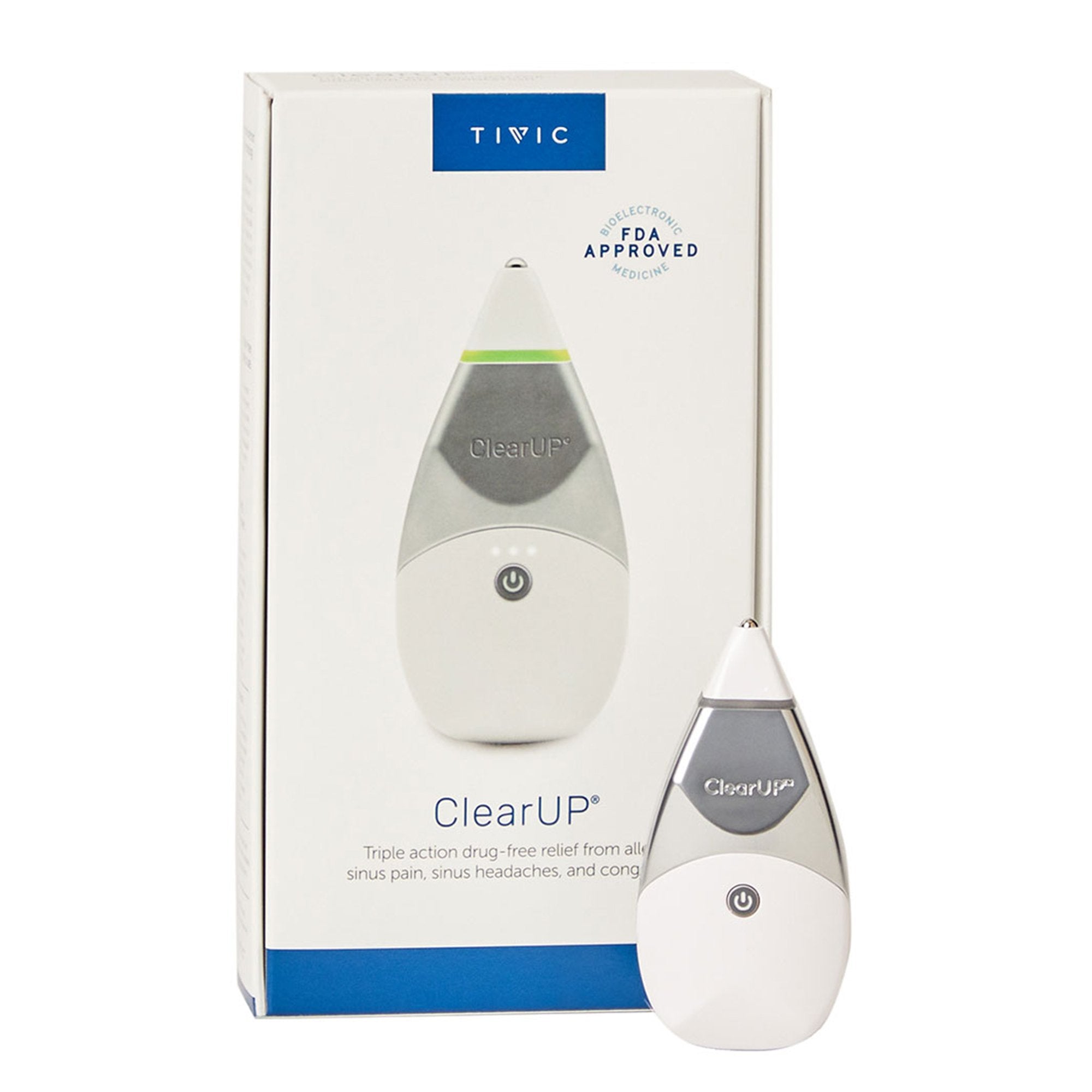 Bioelectronic Sinus Relief Device Tivic ClearUP® 2.0