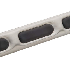 moen elegance grab bar 16 brushed nickel w grip pads
