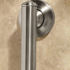 moen elegance grab bar 24 old world bronze w grip pads