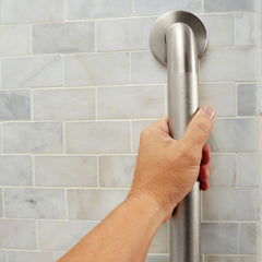 moen grab bar 42 securemount polished stainless cnceal scrw