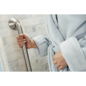 moen ultima grab bar 16 chrome w curl grip