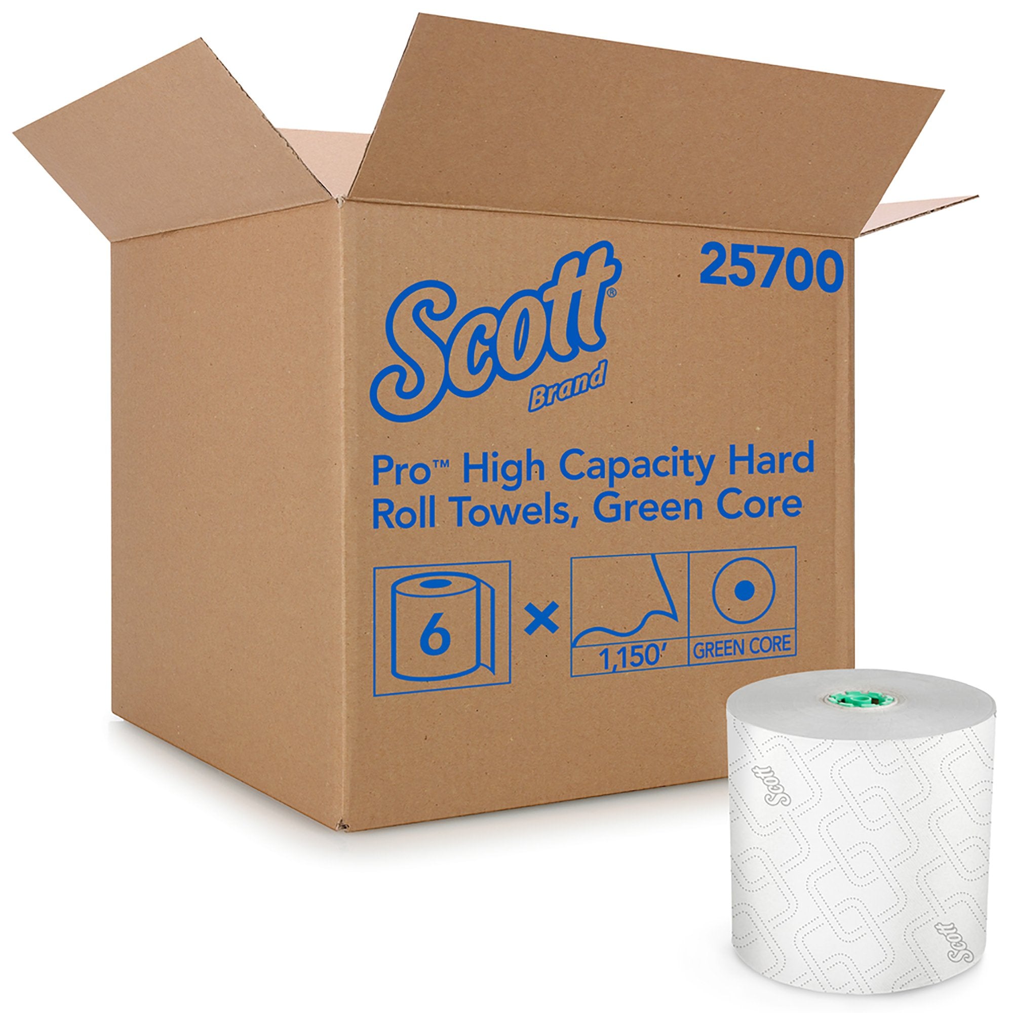 Paper Towel Scott MOD Green High Capacity Hardwound Roll 7-1/2 Inch X 1150 Foot, Packaging Type- Case