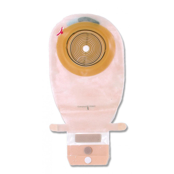 Ostomy Pouch Assura One Piece System 11 1/4 Inch Length Convex, Trim to Fit 3/4 to 1 3/4 Inch Stoma Drainable